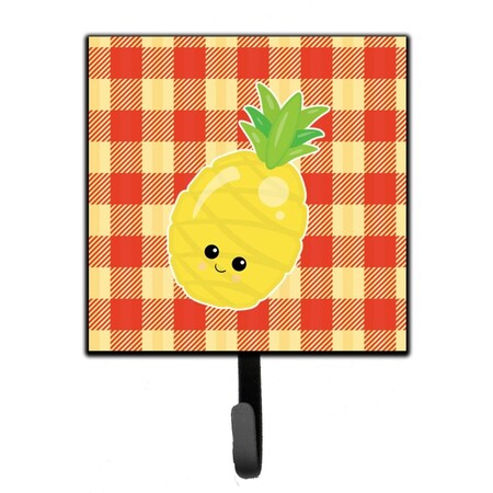 Carolines Treasures Pineapple Face Leash or Key Holder BB6992SH4